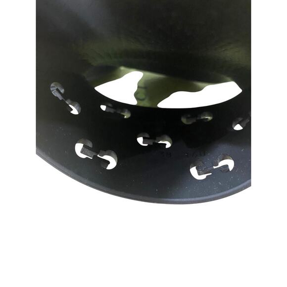 Gucci Womens Rubber Black Cut Out GG Pool Slide Sandals 8 38 - Picture 6 of 6